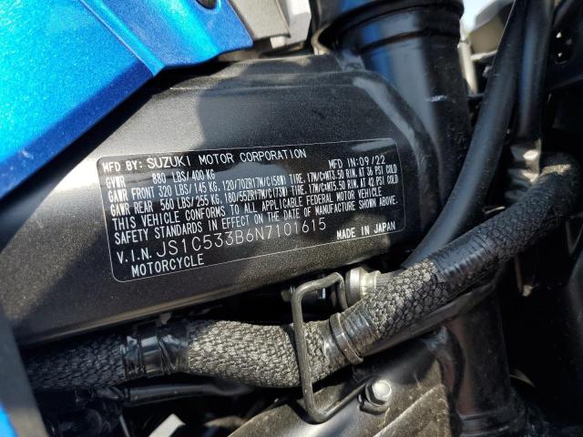 2022 SUZUKI GSX-S750 M - JS1C533B6N7101615