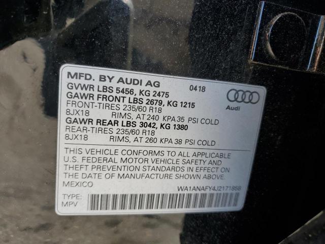 WA1ANAFY4J2171858 2018 AUDI Q5, photo no. 13