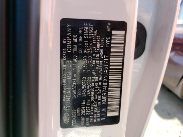 2022 HYUNDAI PALISADE C - KM8R74HEXNU451717
