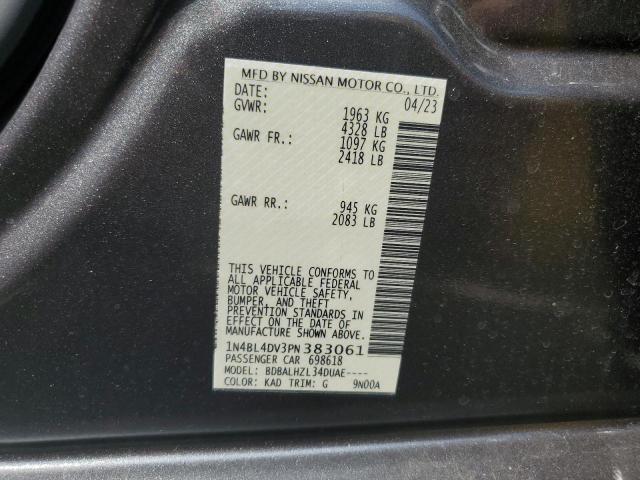 1N4BL4DV3PN383061 Nissan ALTIMA SV