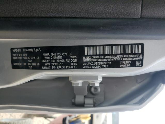 ZACCJABT8GPD97761 Jeep Renegade Latitude