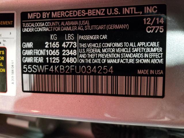 2015 MERCEDES-BENZ C 300 4MAT - 55SWF4KB2FU034254
