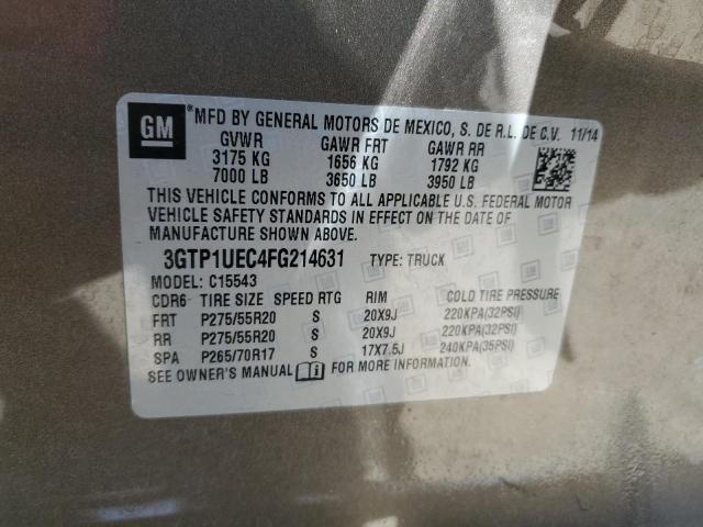 3GTP1UEC4FG214631 GMC Sierra C1500 Sle