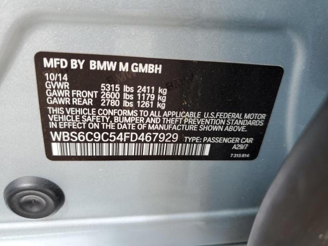 2015 BMW M6 GRAN CO - WBS6C9C54FD467929