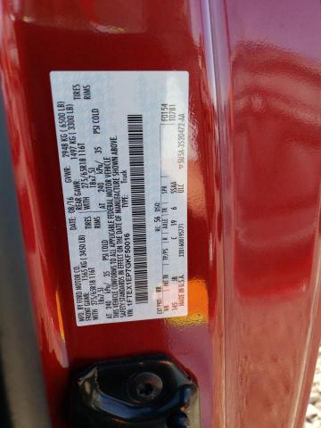 1FTEX1EP7GKF50016 Ford F150 Super Cab