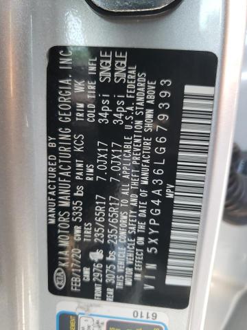 2020 KIA SORENTO L - 5XYPG4A36LG679393