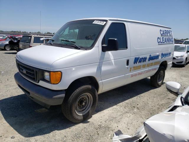 Salvage cars for sale from Copart Antelope, CA: 2004 Ford Econoline E350 Super Duty Van