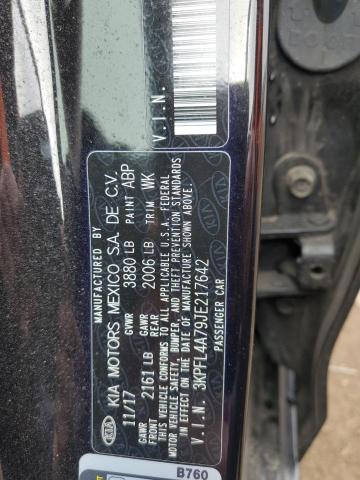 3KPFL4A79JE217642 KIA FORTE LX