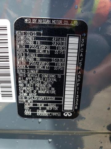 2023 INFINITI QX50 SPORT 3PCAJ5FA5PF113338