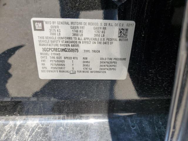 2017 CHEVROLET C 1500 - 3GCPCREC0HG350975