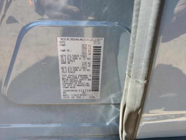 5N1DR3DH1NC211718 Nissan Pathfinder Platinum