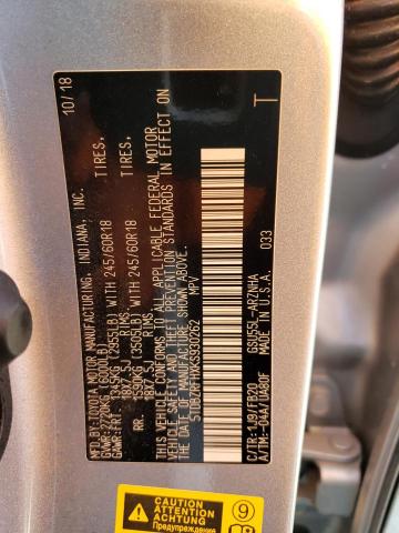 5TDBZRFHXKS930262 Toyota Highlander Le