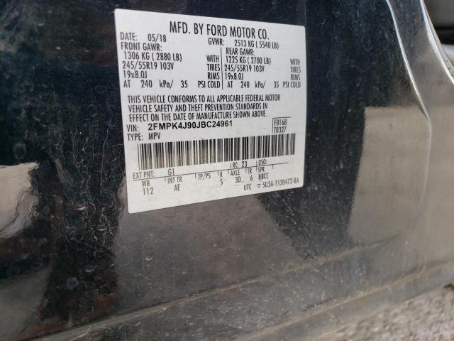 2FMPK4J90JBC24961 Ford EDGE SEL