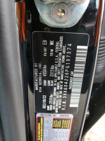 2023 KIA K5 EX - 5XXG34J26PG197374