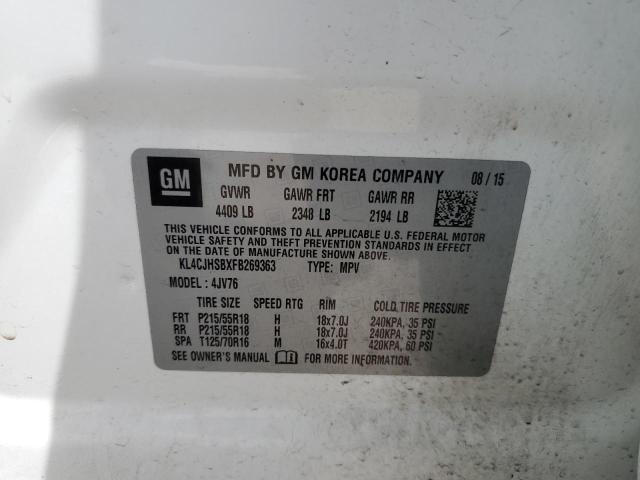 KL4CJHSBXFB269363 Buick Encore Premium