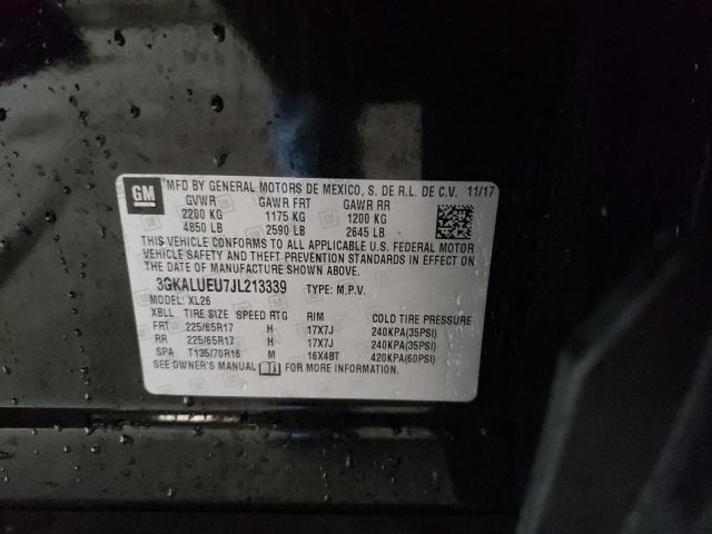 3GKALUEU7JL213339 GMC Terrain Sle
