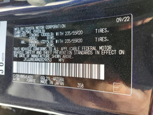 2022 LEXUS RX 350 L L JTJJZKEAXN2029053