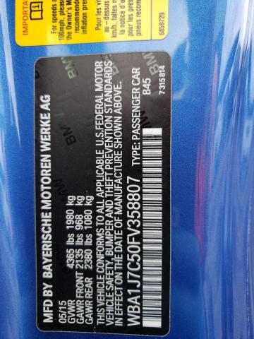 WBA1J7C50FV358807 BMW M235I