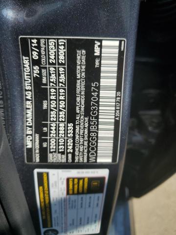 2015 MERCEDES-BENZ GLK 350 4M - WDCGG8JB5FG370475
