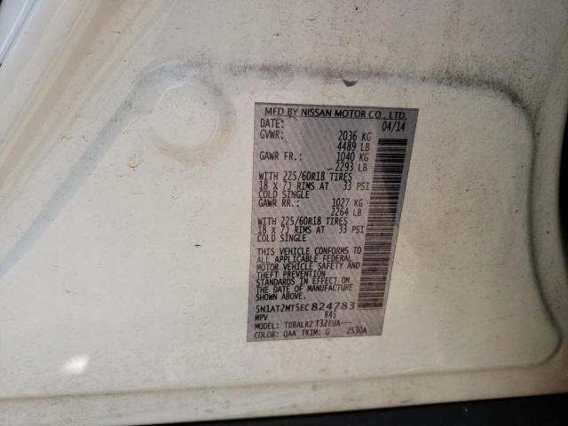 5N1AT2MT5EC824783 Nissan ROGUE S