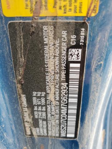 2021 BMW M2 COMPETI - WBS2U7C04M7G62934