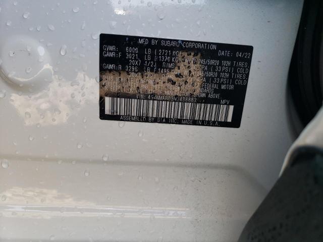 4S4WMARD9N3438883 Subaru Ascent Touring