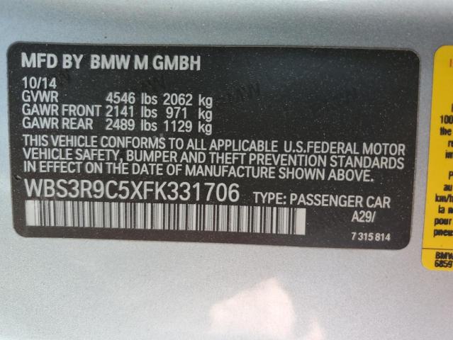 WBS3R9C5XFK331706 BMW M4
