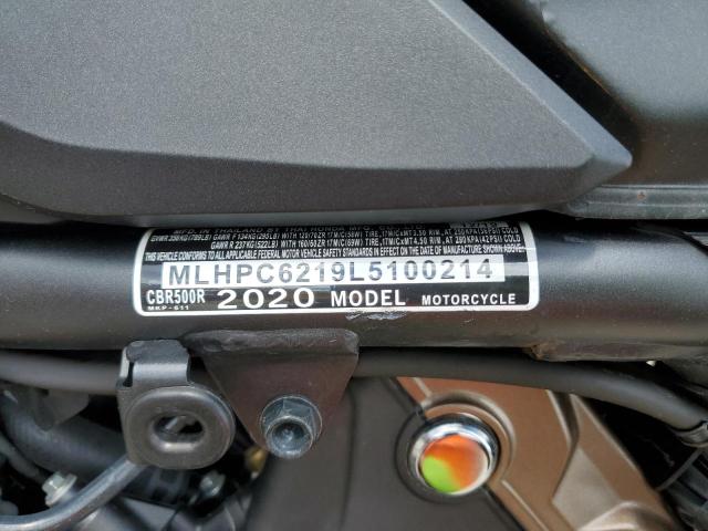 2020 HONDA CBR500 R MLHPC6219L5100214