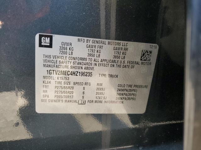 1GTV2MEC4HZ196235 GMC Sierra K1500 Sle