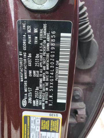 5XXGT4L30JG198856 KIA Optima Lx