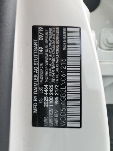 WDD5J4GB2LN064216 Mercedes-Benz CLA 250