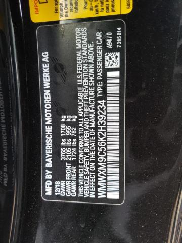 2019 MINI COOPER JOH WMWXM9C56K2H39234