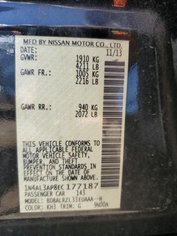 1N4AL3AP8EC177187 Nissan ALTIMA 2.5