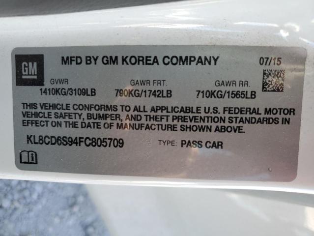 2015 CHEVROLET SPARK 1LT - KL8CD6S94FC805709