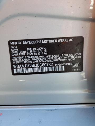 WBA4J1C56JBG80732 BMW 430i Gran Coupe
