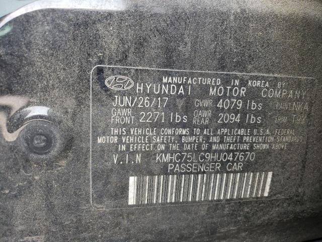 2017 HYUNDAI IONIQ SEL - KMHC75LC9HU047670