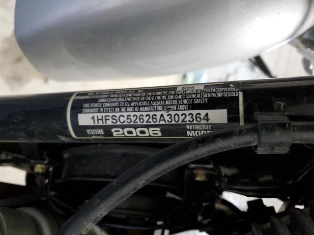 2006 HONDA VTX1300 R 1HFSC52626A302364