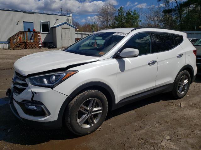 Salvage cars for sale from Copart Lyman, ME: 2017 Hyundai Santa FE Sport