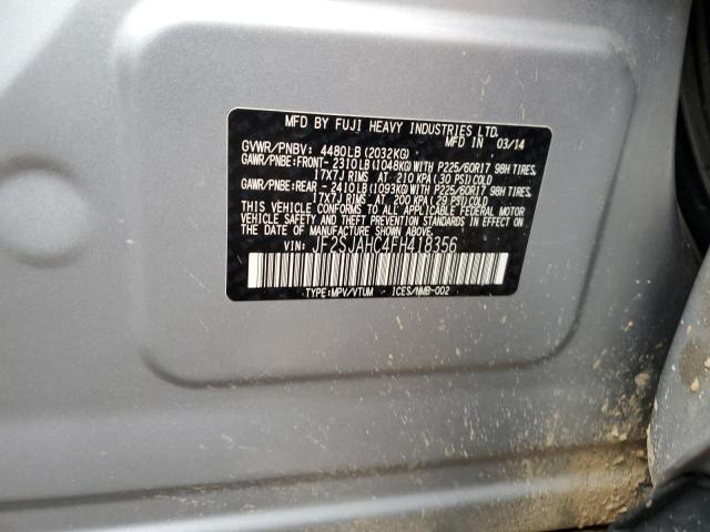 JF2SJAHC4FH418356 Subaru Forester 2.5i Limited
