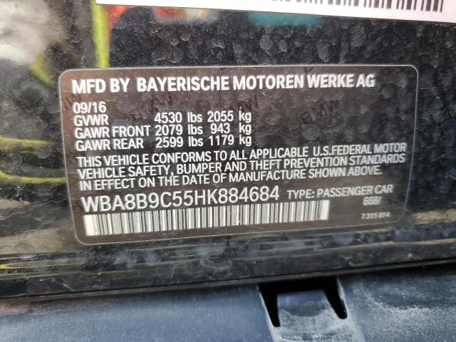 WBA8B9C55HK884684 BMW 330 I
