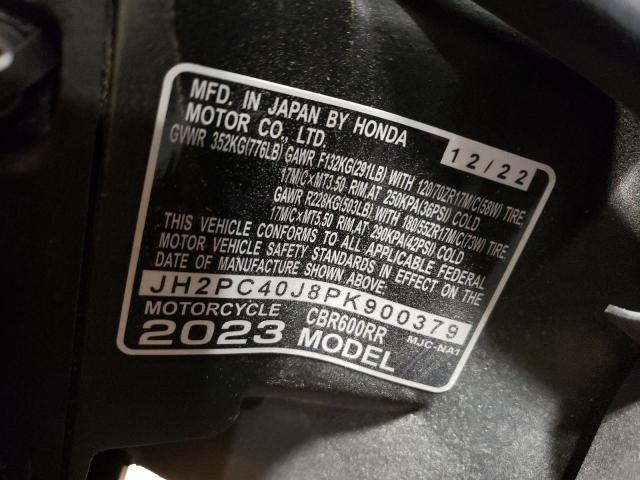 2023 HONDA CBR600 RA - JH2PC40J8PK900379
