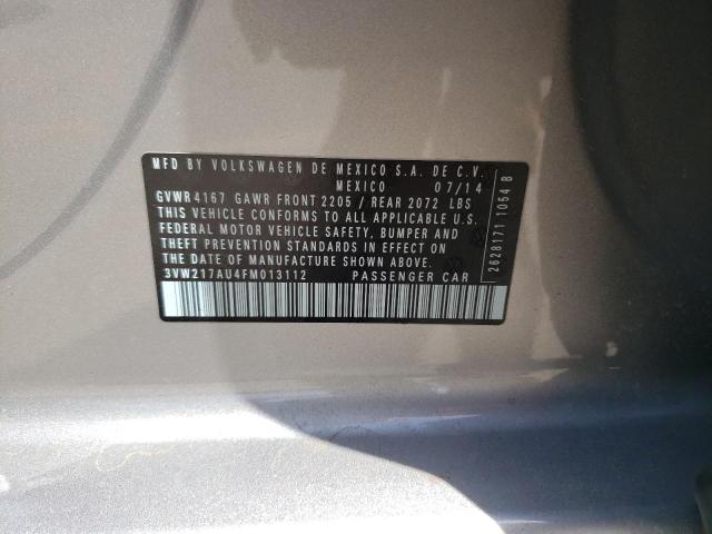 2015 VOLKSWAGEN GOLF - 3VW217AU4FM013112