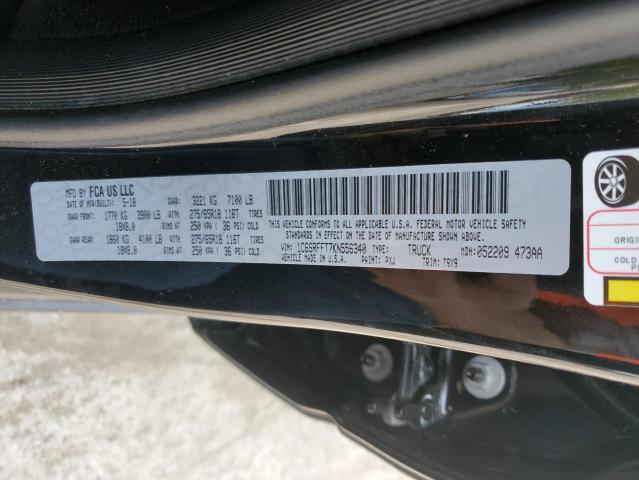 2019 DODGE RAM 1500 1C6SRFFT7KN556340