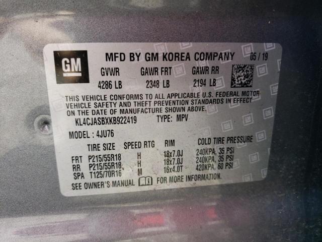 KL4CJASBXKB922419 Buick Encore Preferred