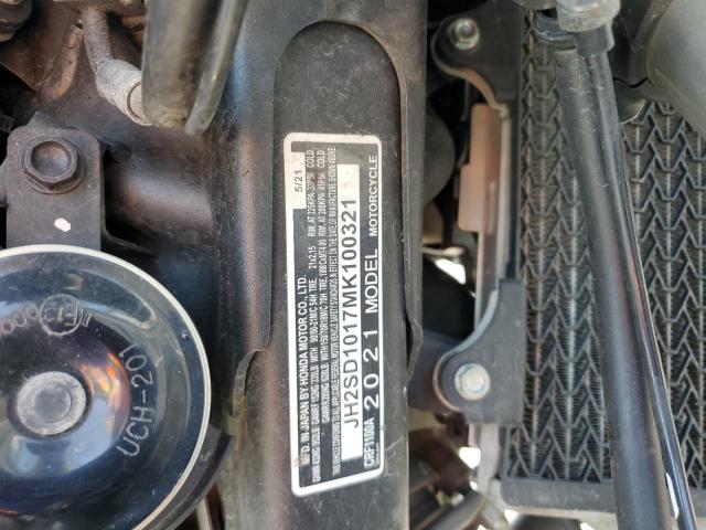 2021 HONDA CRF1100 A - JH2SD1017MK100321