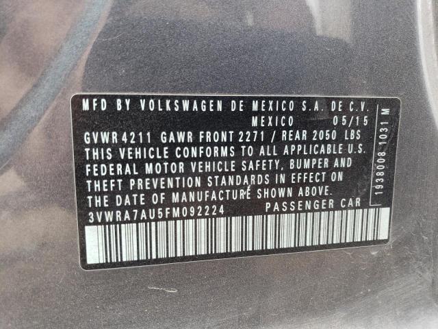 2015 VOLKSWAGEN GOLF TDI - 3VWRA7AU5FM092224