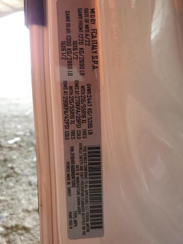 2022 RAM PROMASTER - ZFBHRFAB8N6W70110
