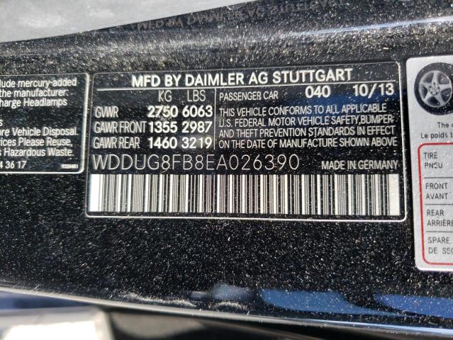 VIN WDDUG8FB8EA026390 2014 Mercedes-Benz S-Class, 5... no.12