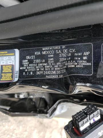 3KPF24AD2ME387354 KIA FORTE FE