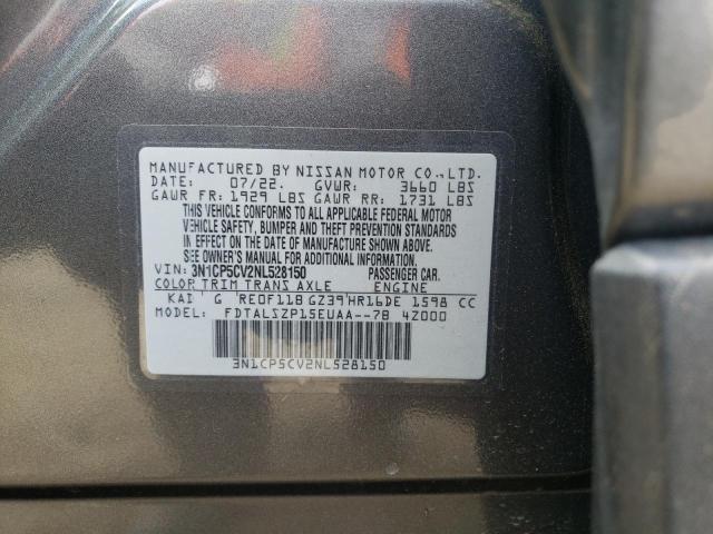 3N1CP5CV2NL528150 Nissan KICKS SV
